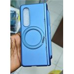 Coque Samsung Z fold 4 bleu bag stylé 