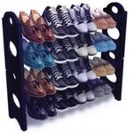 product_image_name-Generic-Meuble De Chaussures Empilable En Métal 12 Paires / 4-Étages. Rangement-2