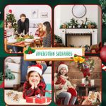 product_image_name-General-2 bougies parfumées en forme de bonhomme en pain d'épices, bougies décoratives de Noël en cire de soja à l'arôme esthétique-4