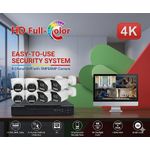 product_image_name-Generic-Kit Complet Professionnel de 8 Caméras full color 5MP -2