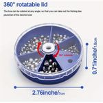product_image_name-Generic-205 pièces de plomb en 5 tailles différentes, avec des plombs fendus ronds amovibles pour la pêche.-2