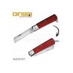 DINGQI Couteau de poche pliable lame en acier inoxydable