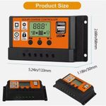 product_image_name-Generic-Contrôleur De Charge Solaire PWM Intelligent 30A 12V/24V Avec Deux Ports USB-3