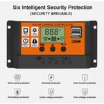 product_image_name-Generic-Contrôleur De Charge Solaire PWM Intelligent 30A 12V/24V Avec Deux Ports USB-5
