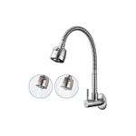 Generic Robinet De Cuisine A Rotation Eau Froide En Inox - Argent - image 2