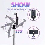 product_image_name-Generic-Portable Selfie Stick 4+1 Rétractable Selfie Lampe Téléphone Support-1