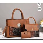 Fashion Collection Sacs en cuir 3 en 1 