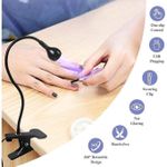 product_image_name-Generic-Lampe à ongles UV 3 W, mains libres, séchage à ongles gel LED, lampe de durcissement rotative avec clip fixe pour ongles en gel-3