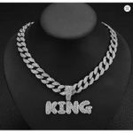 product_image_name-Generic-Chaîne Hommes Et Femme Médaille KING-1