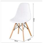 Generic Chaises scandinave moderne tendance blanc - image 2