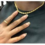 Bague + 1echaine torsadé 