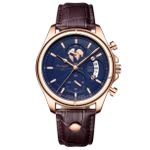 product_image_name-Generic-Montre Homme, montre De Luxe à Quartz En Cuir - Idéal Pour Le Business - Nouvelle Collection POEDAGAR P9898-2