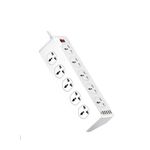 Leadder Multiprises 2500W/Rallonge - Prises 10 Ports Interrupteur, 5 Ports USB, 1 Port Type-C