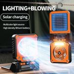 Generic Ventilateur Pliable Rechargeable – USB & Solaire - image 5