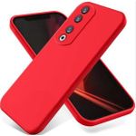Coque en silicone compatible Huawei Honor 90 pro - Rouge