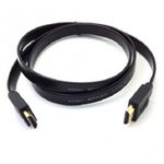 Câble Hdmi 3 Mètres Plat - Noir