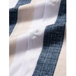 Fashion Chemise rayée pour homme + ensemble short - image 3