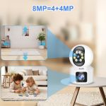 product_image_name-2NLF-2nlf® Caméra de sécurité  à double écran WiFi IP 360 Full HD avec alarme-3