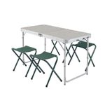 product_image_name-QUECHUA by decathlon-Table de camping pliante, 4 tabourets, 4 à 6 personnes-2