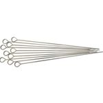 Generic Lot De 12 Barres Brochettes - Acier Inox -Argent - image 2