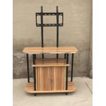 Led Tv Meuble TV Vitré -17-60 Pouces - Noir