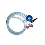 Kit Complet Cuisinière à Sécurité Pour Bouteille De Gaz B6 - Bleu