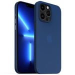 Coque de Protection en Silicone pour iPhone 13 Pro avec 1 Antichoc - Bleu