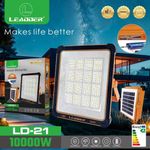 Leadder Lampe rechargeable avec panneau solaire LD-21 10000W