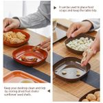 product_image_name-Generic-Ensemble de 10 - plateaux à grain de bois, assiettes à fruits, assiettes à dîner - Couleur bois de noyer-7