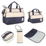 product_image_name-Generic- Kit maternité   Sac 5 En 1 Bleu Plus Kangourou 6 Positions + Ensemble 3 Grenouillère + 3 Barboteuse + 4 Chausson HB-3