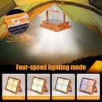 product_image_name-Generic-Lampe De Travail Rechargeable à LED 150 W, Projecteur Solaire Portable Avec Batterie 12500 MAh, Construction à Quatre Modes Solaire D'urgence Pour Camping, Réparation De Voiture-5