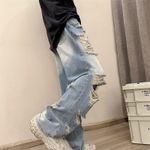 product_image_name-Berrykey-Jean élastique mince pour hommes, tendance mode ajustée, jambes droites, pantalon long-4