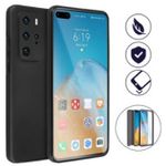 Coque en Silicone Compatible Pour HUAWEI P40 PRO - NOIR