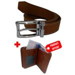 product_image_name-Fashion-Ceinture En Simili Cuir VP-05 + Portefeuille Offert - Marron-1