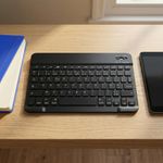 Generic Sans Fil Bluetooth Clavier Applicable Téléphone Tablette - Version A-Z-E - image 7