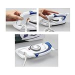 product_image_name-Generic-Fer A Repasser Pliable à Vapeur Mod1 - Blanc/bleu-1