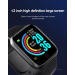 Fashion Montre Connectée Compatible IOS / Android - Noir - image 3