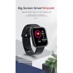 Fashion Montre Connectée Compatible IOS / Android - Noir - image 4