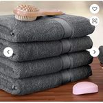 Generic Grandes Serviette De Bain de bopnne qualité - image 3