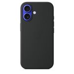 product_image_name-Generic-Coque En Silicone Compatible Pour IPhone 16 Avec 1 Antichoc 5D - Noir-1