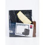 Generic Porte-Magazines Deli 9845 – Organiseur de Documents à 3 Compartiments – Noir & Bois