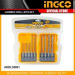Ingco COFFRET DE FORET POUR MARTEAU PERFORATEUR SDS-PLUS 9PCS YG
