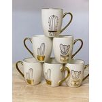 Tasses à Café En Céramique BLANC