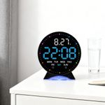 Generic Réveil électronique à LED multifonction -Horloge décorative avec luminosité réglable - image 6