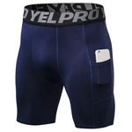 product_image_name-AIDAILU-Short De Sport Pour Homme - Marine-1