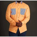 TAFA Chemise Hommes Manches Longues 2 Poches