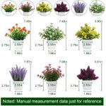 product_image_name-Generic-Lot De 6 Fleurs Artificielles En Pot, Petites Plantes En Pot Pour La Décoration De La Maison Et Du Bureau-7