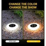 product_image_name-Generic-Lot de 4 lampes solaires d'extérieur à 12 LED étanches pour cour, jardin, pelouse, allée, terrasse-5