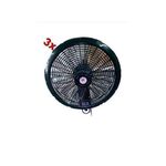 3X VENTILATEUR MURAL CROWN - NOIR