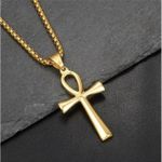 Generic Chic Collection Acier Inoxydable Doré Pendentif Hommes Et Femmes.. - image 2